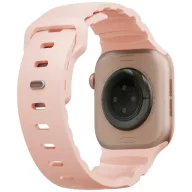   Uniq Alton Apple Watch 42/41/40mm gumis szilikon szíj, rózsaszín