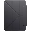 Uniq Camden Lite iPad 11 2025 / iPad 10.9 2022 mappa tok, ceruza tartóval, kitámasztható, szürke
