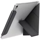 Uniq Camden Lite iPad 11 2025 / iPad 10.9 2022 mappa tok, ceruza tartóval, kitámasztható, szürke