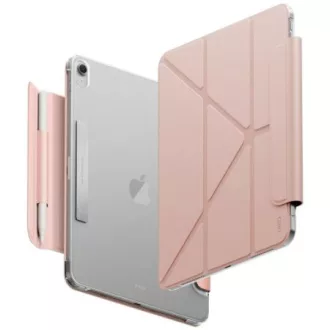   Uniq Camden Lite iPad 11 2025 / iPad 10.9 2022 mappa tok, ceruza tartóval, kitámasztható, rózsaszín