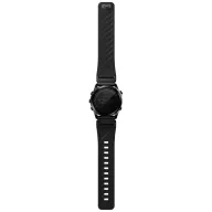   Uniq Fluo x Smart-Fit Garmin szíj, mágneses, szilikon / rozsdamentes acél, 22mm, fekete