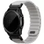 Uniq Fluo x Smart-Fit Garmin szíj, mágneses, szilikon / rozsdamentes acél, 22mm, szürke