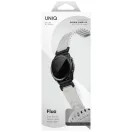 Uniq Fluo x Smart-Fit Garmin szíj, mágneses, szilikon / rozsdamentes acél, 22mm, szürke