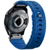   Uniq Fluo x Smart-Fit Garmin szíj, mágneses, szilikon / rozsdamentes acél, 22mm, kék
