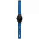 Uniq Fluo x Smart-Fit Garmin szíj, mágneses, szilikon / rozsdamentes acél, 22mm, kék