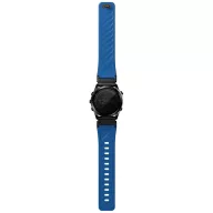   Uniq Fluo x Smart-Fit Garmin szíj, mágneses, szilikon / rozsdamentes acél, 22mm, kék