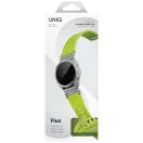 Uniq Fluo x Smart-Fit Garmin szíj, mágneses, szilikon / rozsdamentes acél, 22mm, lime (zöld)