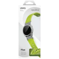   Uniq Fluo x Smart-Fit Garmin szíj, mágneses, szilikon / rozsdamentes acél, 22mm, lime (zöld)