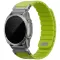 Uniq Fluo x Smart-Fit Garmin szíj, mágneses, szilikon / rozsdamentes acél, 26mm, lime (zöld)