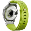 Uniq Fluo x Smart-Fit Garmin szíj, mágneses, szilikon / rozsdamentes acél, 26mm, lime (zöld)