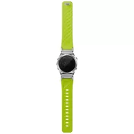   Uniq Fluo x Smart-Fit Garmin szíj, mágneses, szilikon / rozsdamentes acél, 26mm, lime (zöld)