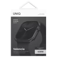   Uniq Valencia Apple Watch 11 / Watch 10 42mm műanyag tok, fekete