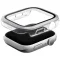 Uniq Voute Apple Watch 11 / Watch 10 42mm műanyag tok, kijelzővédő felülettel, ezüst