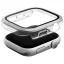 Uniq Voute Apple Watch 11 / Watch 10 42mm műanyag tok, kijelzővédő felülettel, ezüst