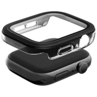   Uniq Voute Apple Watch 11 / Watch 10 42mm műanyag tok, kijelzővédő felülettel, fekete