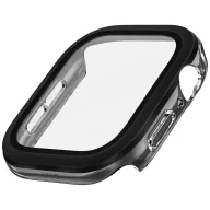   Uniq Voute Apple Watch 11 / Watch 10 42mm műanyag tok, kijelzővédő felülettel, fekete