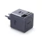 Ugreen X615 USB-C + USB-A hálózati töltő adapter USB-C kábellel, GaN, 65W, 3A, szürke