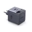 Ugreen X615 USB-C + USB-A hálózati töltő adapter USB-C kábellel, GaN, 65W, 3A, szürke