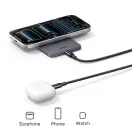 Ugreen PB580 mágneses Powerbank / külső akkumulátor, USB-C, MagSafe, 5000mAh, 15W, szürke
