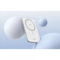   Ugreen PB580 mágneses Powerbank / külső akkumulátor, USB-C, MagSafe, 5000mAh, 15W, fehér