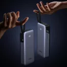 Ugreen PB536 Powerbank / külső akkumulátor, USB-A-USB-C, USB-C kábellel, 20000mAh, 45W, szürke