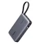 Ugreen PB551 Powerbank / külső akkumulátor, USB-A-USB-C, USB-C kábellel, 20000mAh, 145W, szürke