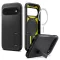 Spigen Tough Armor Google Pixel 11 Pro tok, MagSafe, Metal Slate, fekete