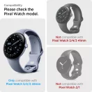 Spigen EliteShield EZ Fit Google Pixel Watch 3 / 4 / 5 (45mm) kijelzővédő fólia felhelyező kerettel (2db)