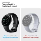 Spigen EliteShield EZ Fit Google Pixel Watch 3 / 4 / 5 (41mm) kijelzővédő fólia felhelyező kerettel (2db)