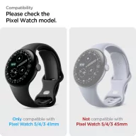   Spigen EliteShield EZ Fit Google Pixel Watch 3 / 4 / 5 (41mm) kijelzővédő fólia felhelyező kerettel (2db)
