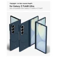   Spigen Airskin Aramid Mag Samsung Galaxy Z Fold 8 Ultra tok, MagSafe, Aramid, kék