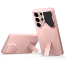 Tech-Protect Kevlar Aura Samsung Galaxy S26 Ultra MagSafe tok kameravédelemmel, kitámasztóval, rózsaszín