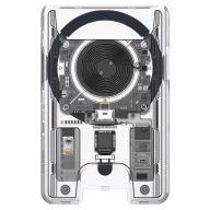   Spigen Ultra Hybrid mágneses kártyatartó, MagSafe, Zero One, átlátszó