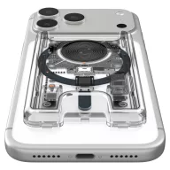   Spigen Ultra Hybrid mágneses kártyatartó, MagSafe, Zero One, átlátszó