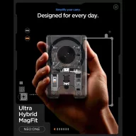   Spigen Ultra Hybrid mágneses kártyatartó, MagSafe, Zero One, átlátszó