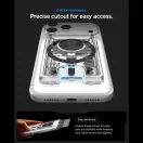 Spigen Ultra Hybrid mágneses kártyatartó, MagSafe, Zero One, átlátszó