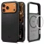 Spigen Enzo Aramid T MagFit Apple iPhone 17 Pro tok, MagSafe, Black, fekete