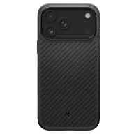   Spigen Enzo Aramid T MagFit Apple iPhone 17 Pro tok, MagSafe, Black, fekete
