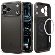   Spigen Thin Fit MagFit Apple iPhone 18 Pro / 17 Pro tok, MagSafe, Gunmetal, szürke