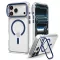 Spigen Ultra Hybrid Optik S Apple iPhone 18 Pro / 17 Pro tok, MagSafe, Clear Deep Blue, átlátszó-kék