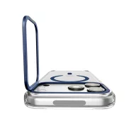   Spigen Ultra Hybrid Optik S Apple iPhone 18 Pro / 17 Pro tok, MagSafe, Clear Deep Blue, átlátszó-kék