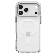   Spigen Ultra Hybrid Optik S Apple iPhone 18 Pro / 17 Pro tok, MagSafe, Clear Silver, átlátszó-ezüst