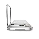 Spigen Ultra Hybrid Optik S Apple iPhone 18 Pro Max / 17 Pro Max tok, MagSafe, Clear Silver, átlátszó-ezüst
