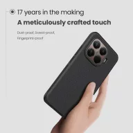   Nillkin Super Frosted PRO Xiaomi 15T Pro mágneses műanyag hátlap tok, MagSafe, fekete