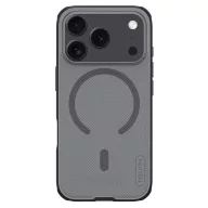   Nillkin Super Frosted PRO Apple iPhone 18 Pro / 17 Pro mágneses műanyag hátlap tok, MagSafe, fekete-átlátszó