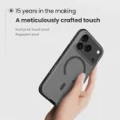 Nillkin Super Frosted PRO Apple iPhone 18 Pro / 17 Pro mágneses műanyag hátlap tok, MagSafe, fekete-átlátszó