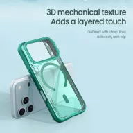   Nillkin Iceblade Prop Apple iPhone 18 Pro / 17 Pro mágneses műanyag hátlap tok kameravédelemmel, MagSafe, fekete