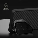 Nillkin CarboProp Aramid Samsung Galaxy S26 Ultra mágneses műanyag hátlap tok, fekete