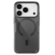   Nillkin Nature Pro Apple iPhone 18 Pro / 17 Pro mágneses hátlap tok, átlátszó-fekete