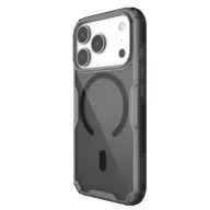   Nillkin Nature Pro Apple iPhone 18 Pro / 17 Pro mágneses hátlap tok, átlátszó-fekete